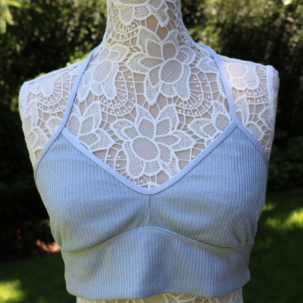 Aerie Blue Halter Top